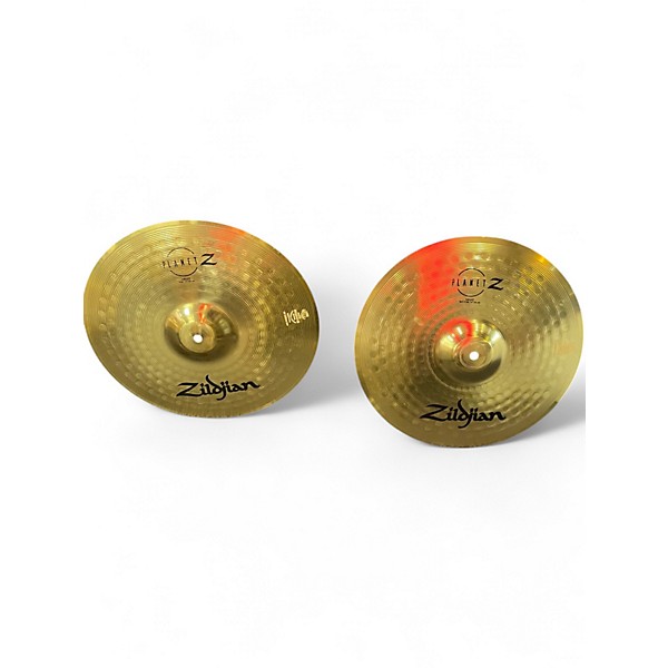Used Zildjian 14in Planet Z Hi Hat Pair Cymbal