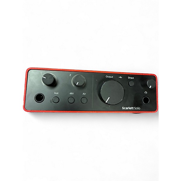 Used Focusrite scarlett solo gen 4 Audio Interface