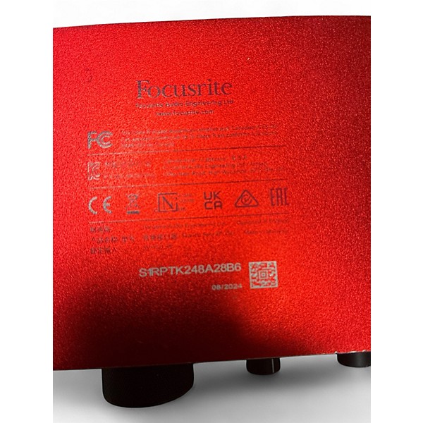 Used Focusrite scarlett solo gen 4 Audio Interface