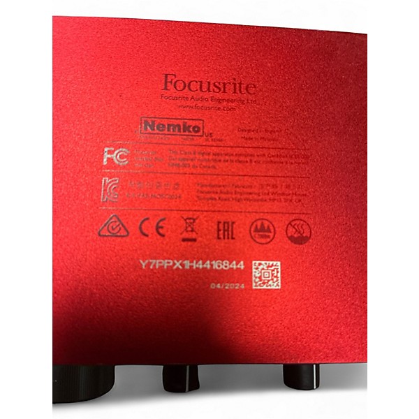 Used Focusrite Scarlett Solo Gen 3 Audio Interface