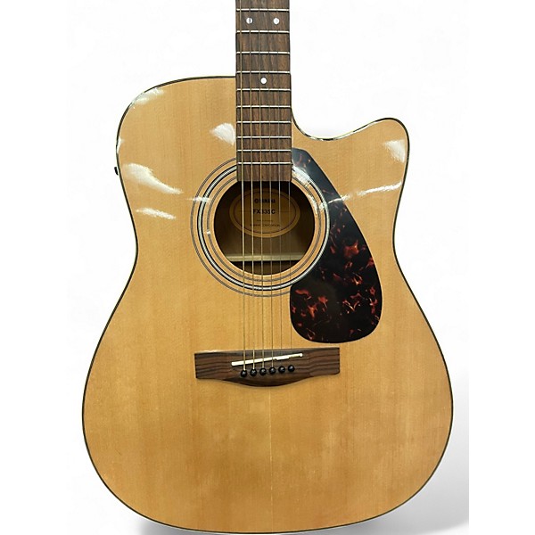 Used Yamaha FX335C Natural Acoustic Electric Guitar