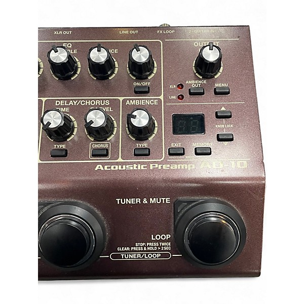 Used BOSS AD10 Acoustic Preamp Effect Processor