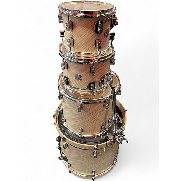 Used PDP by DW 4 Piece Concept Maple Twisted Ivory Drum Kit