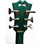 Used D'Angelico Premier Mini DC Sherwood Green Metallic Hollow Body Electric Guitar