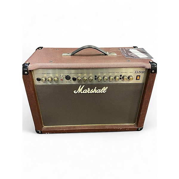 Used Marshall AS50R 50W 2X8 Acoustic Guitar Combo Amp
