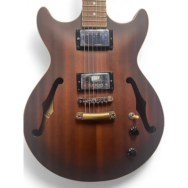 Used Ibanez AM53 Brown Sunburst Hollow Body Electric Guitar