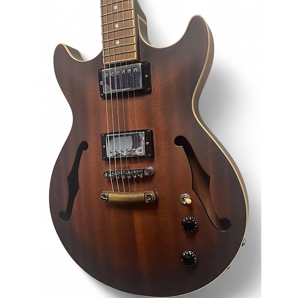 Used Ibanez AM53 Brown Sunburst Hollow Body Electric Guitar