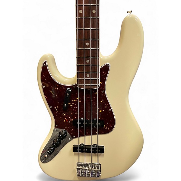 Used 2023 Fender American Vintage II 1966 Jazz Bass Left-Handed Olympic White Electric Bass Guitar