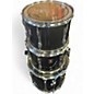 Vintage 1970s Premier 4 Piece 1970s All Birch Black Drum Kit