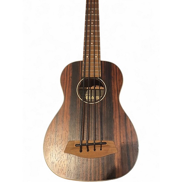 Used Kala U BASS  Striped Ebony Acoustic Bass Guitar