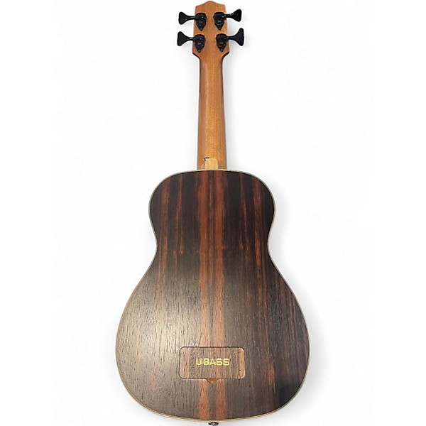 Used Kala U BASS  Striped Ebony Acoustic Bass Guitar