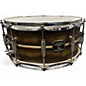 Used Gretsch Drums 6.5X14 Brushed Brass Snare  Brass Drum thumbnail