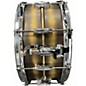 Used Gretsch Drums 6.5X14 Brushed Brass Snare  Brass Drum