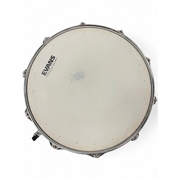 Used Gretsch Drums 6.5X14 Brushed Brass Snare  Brass Drum