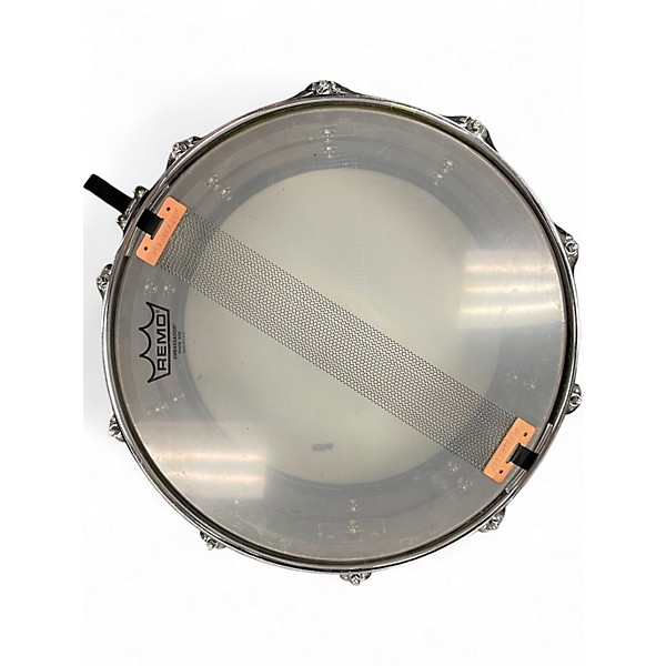 Used Gretsch Drums 6.5X14 Brushed Brass Snare  Brass Drum