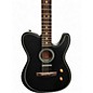 Used Fender Acoustasonic Standard Telecaster Black Acoustic Electric Guitar