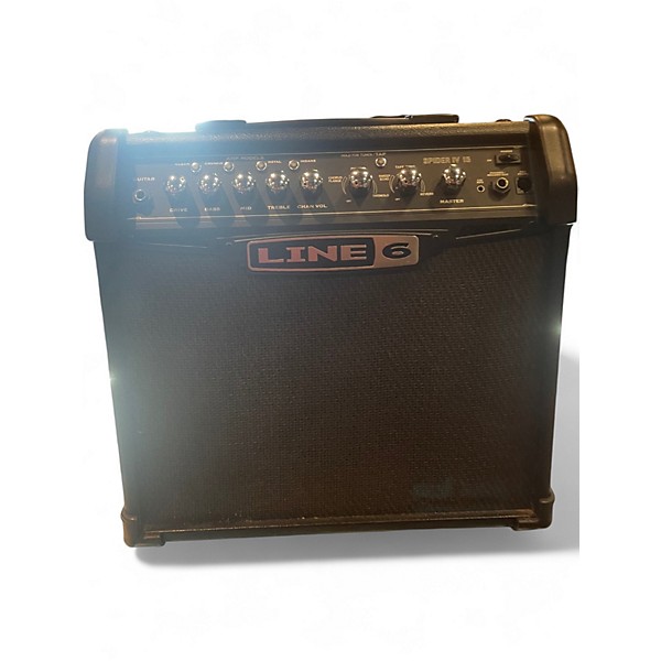 Used Line 6 Spider IV 15W 1X8 Guitar Combo Amp