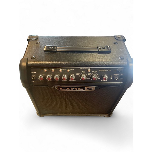 Used Line 6 Spider IV 15W 1X8 Guitar Combo Amp