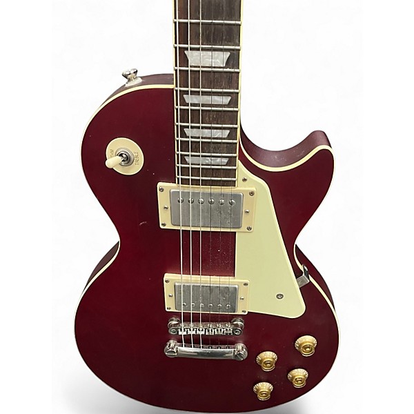 Used Epiphone Les Paul Traditional Pro IV Maroon Solid Body Electric Guitar