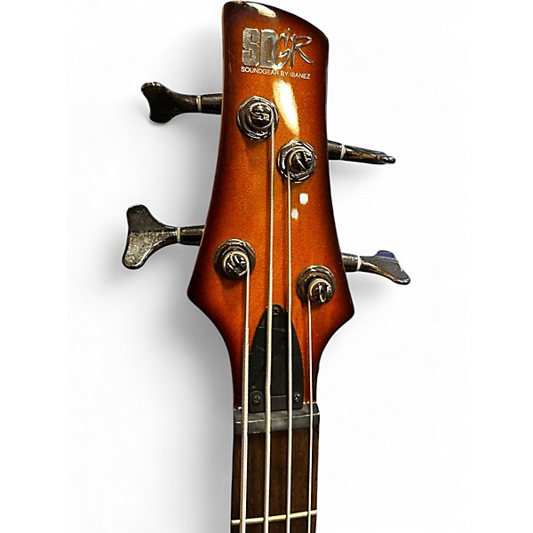 Used Ibanez SR370 Brown Sunburst Electric Bass Guitar