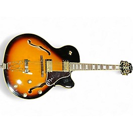Used 2016 Epiphone Emperor II Joe Pass Signature Sunburst Hollow Body Electric Guitar
