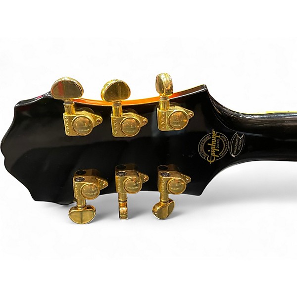 Used 2016 Epiphone Emperor II Joe Pass Signature Sunburst Hollow Body Electric Guitar