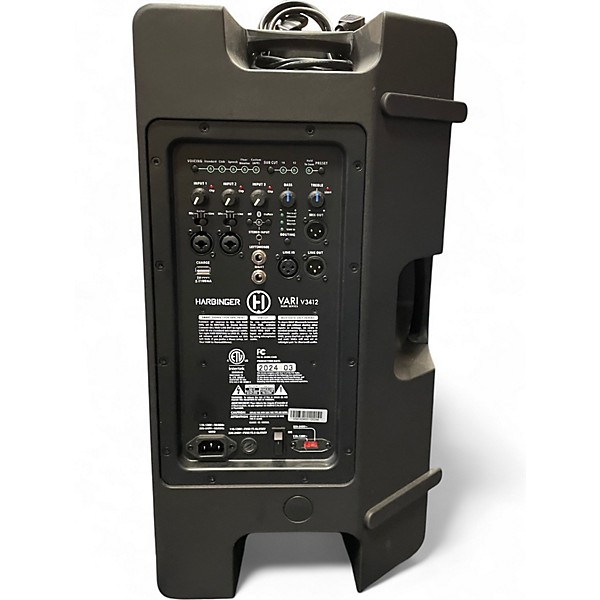 Used Harbinger VARI V3412 Powered Speaker