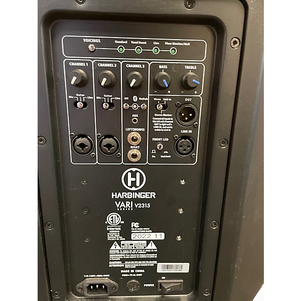 Used Harbinger VARI V2315 Powered Speaker