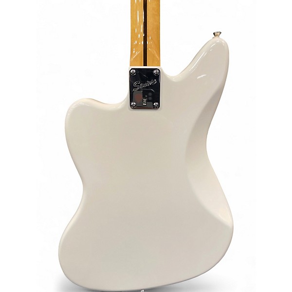 Used 2013 Squier Vintage Modified Jaguar Olympic White Solid Body Electric Guitar