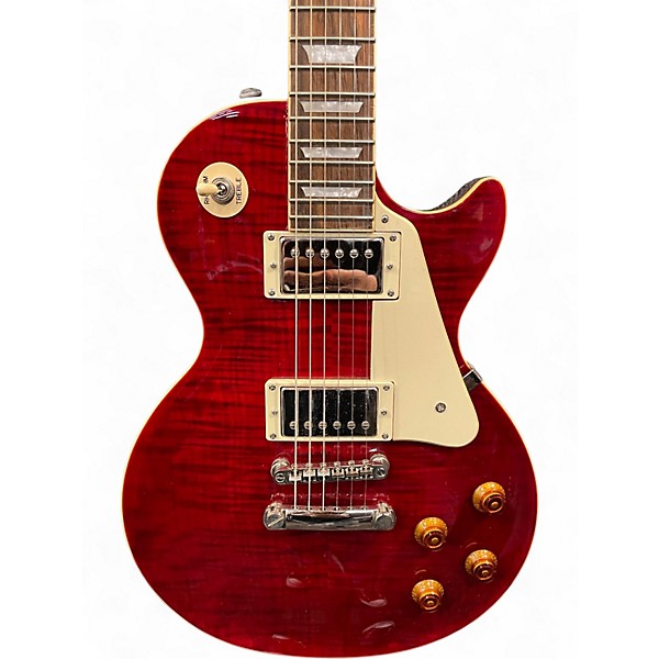 Used 2011 Epiphone Les Paul Standard Cherry Solid Body Electric Guitar