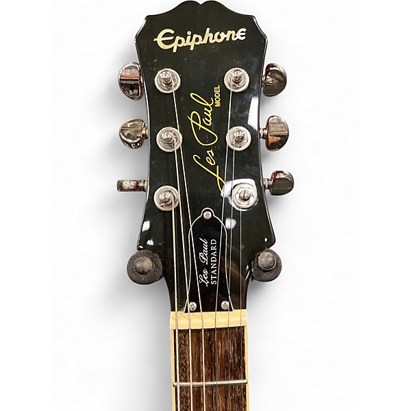 Used 2011 Epiphone Les Paul Standard Cherry Solid Body Electric Guitar