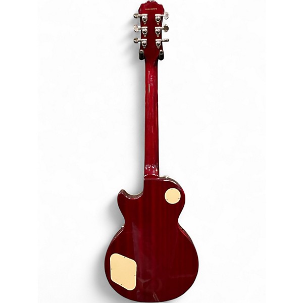 Used 2011 Epiphone Les Paul Standard Cherry Solid Body Electric Guitar