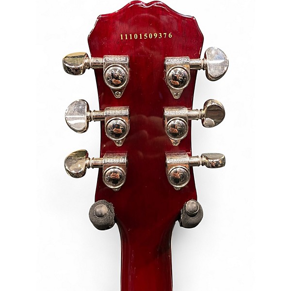 Used 2011 Epiphone Les Paul Standard Cherry Solid Body Electric Guitar