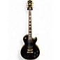 Used 2014 Epiphone Les Paul Custom Classic Pro Black Solid Body Electric Guitar thumbnail