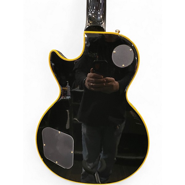 Used 2014 Epiphone Les Paul Custom Classic Pro Black Solid Body Electric Guitar