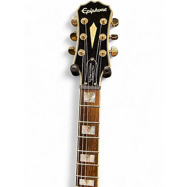 Used 2015 Epiphone Les Paul Custom GX Prophecy Heritage Cherry Sunburst Solid Body Electric Guitar
