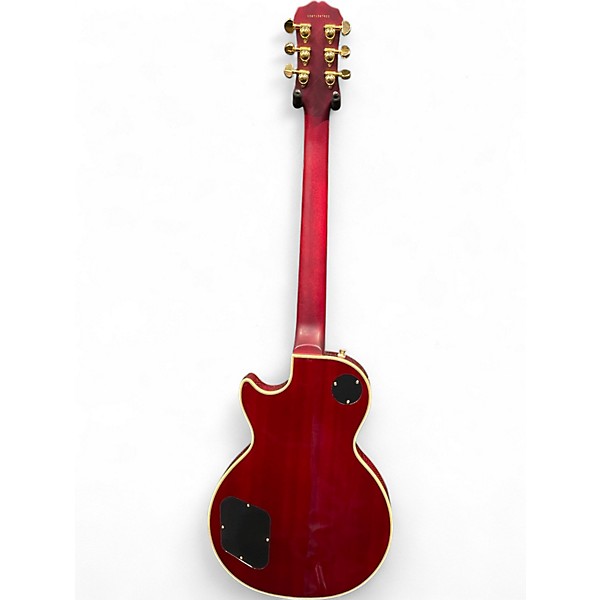 Used 2015 Epiphone Les Paul Custom GX Prophecy Heritage Cherry Sunburst Solid Body Electric Guitar