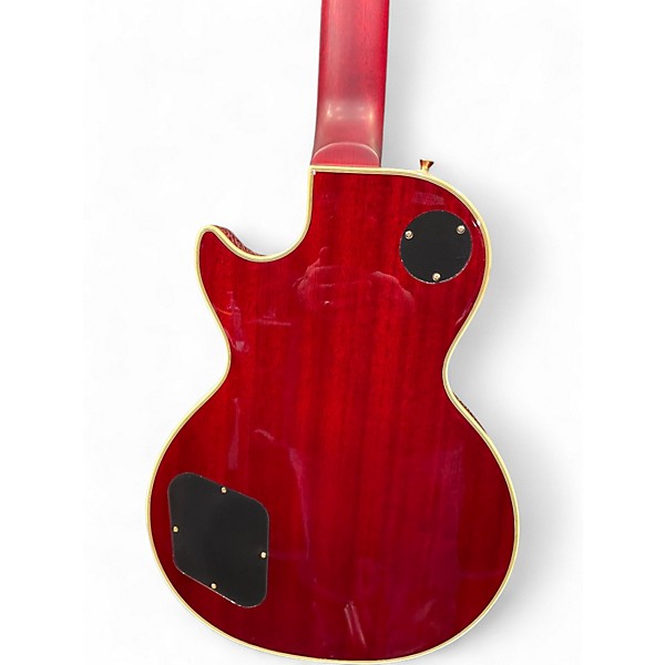 Used 2015 Epiphone Les Paul Custom GX Prophecy Heritage Cherry Sunburst Solid Body Electric Guitar