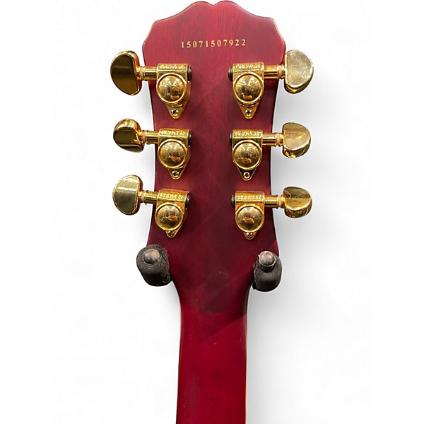 Used 2015 Epiphone Les Paul Custom GX Prophecy Heritage Cherry Sunburst Solid Body Electric Guitar