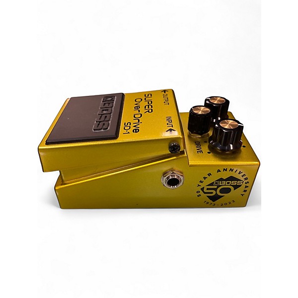 Used BOSS SD1 Super Overdrive 50TH ANNIVERSARY Effect Pedal