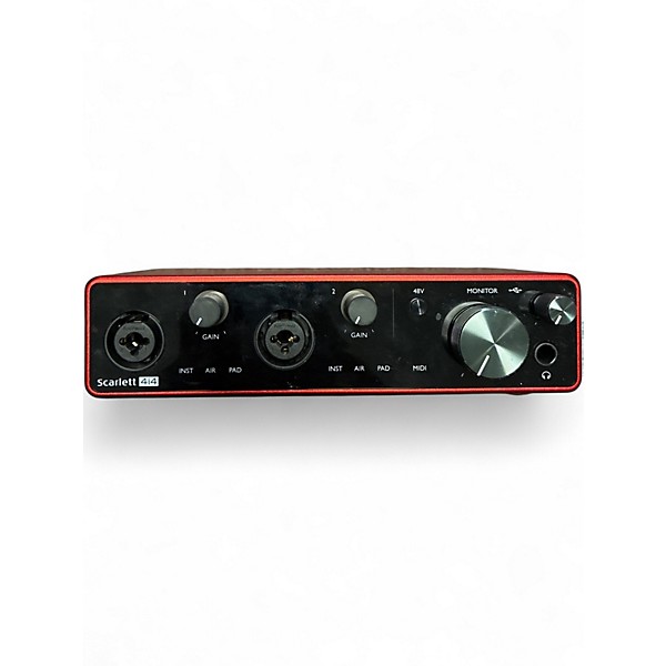 Used Focusrite Scarlett 4i4 Audio Interface