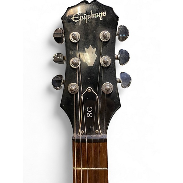 Used Epiphone SG Standard Black Solid Body Electric Guitar