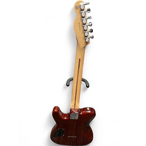 Used 2006 Fender FSR Telecaster Deluxe Quilted Maple Tobacco Sunburst Solid Body Electric Guitar