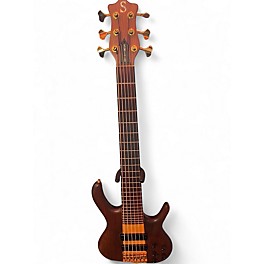 Used Ken Smith BSR6 Walnut/Ash Natural Electric Bass Guitar