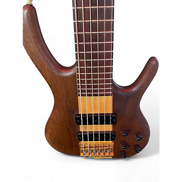Used Ken Smith BSR6 Walnut/Ash Natural Electric Bass Guitar