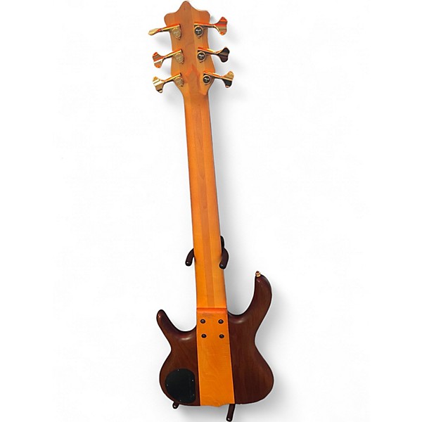 Used Ken Smith BSR6 Walnut/Ash Natural Electric Bass Guitar