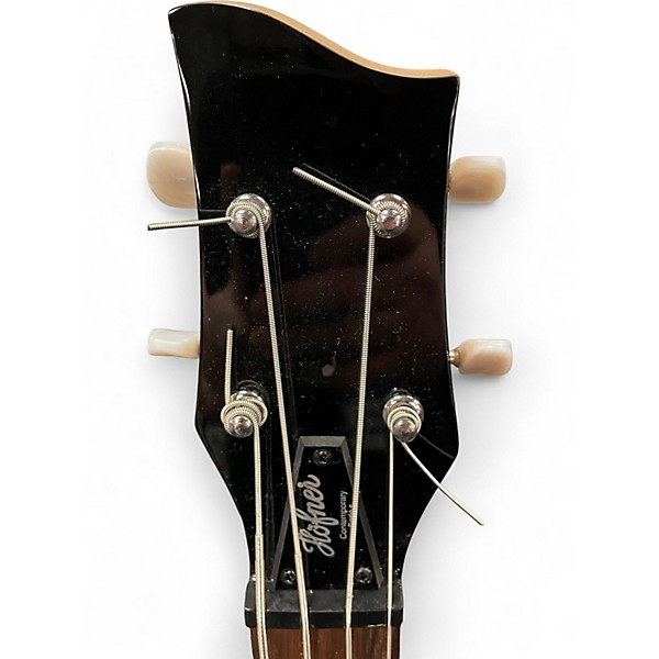 Used Hofner Shorty Black Electric Bass Guitar
