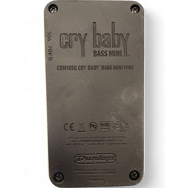 Used Dunlop CBM105Q Bass Effect Pedal