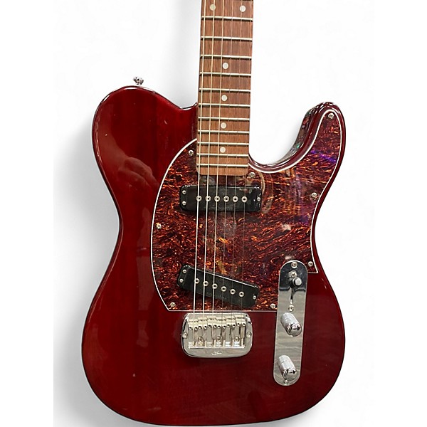 Used G&L ASAT Special Tribute TRANS RED Solid Body Electric Guitar