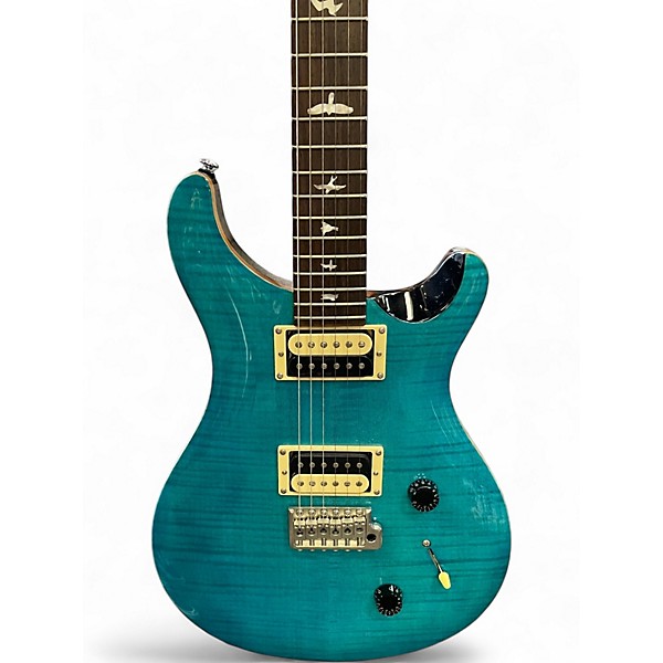 Used PRS SE Custom 24 sapphire Solid Body Electric Guitar